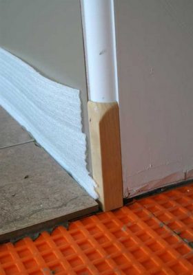 Wall Protection during Ceramic Tile Flooring Installation