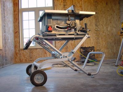 table saw benchtop type on stand