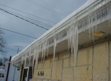 Rooftop Ice Dams