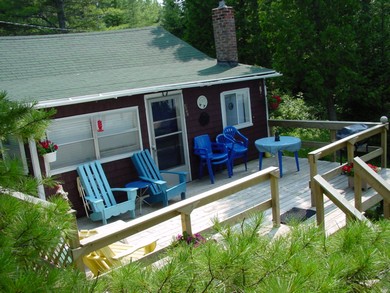 country cabin deck