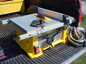 table saw benchtop tailgate