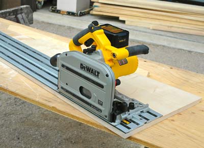 dewalt track-guided saw power tool