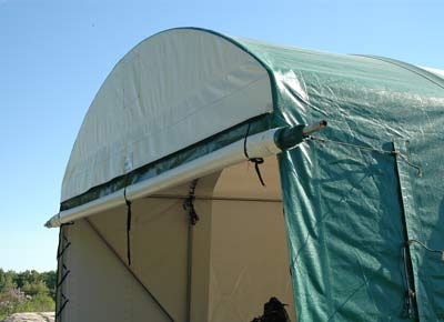 roll up door for cover-tech portable garage