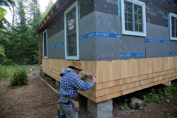 cedar siding with shingles overall view of corner