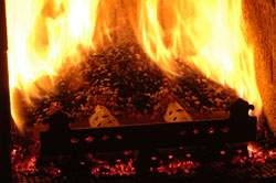 wood pellet heating