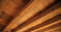 exposed beam ceiling