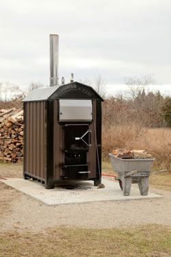 outdoor wood furnace heater