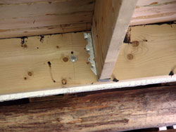 joist hanger deck anchoring