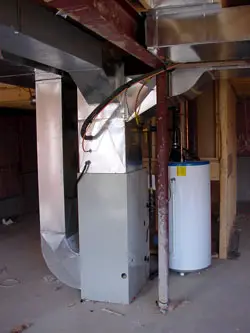 modern gas furnace