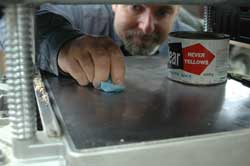 steve maxwell waxing thickness planer bed