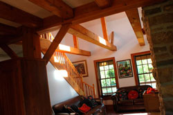 living room timbers