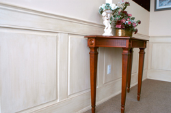 how to install wainscoting table