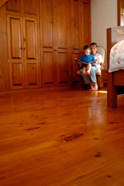 solid wood flooring in unheated cottage