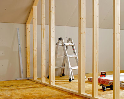 basement drywall installation over wood frame - steve maxwell