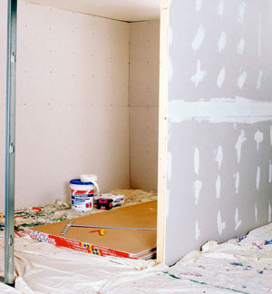 drywall installation over steel studs - steve maxwell