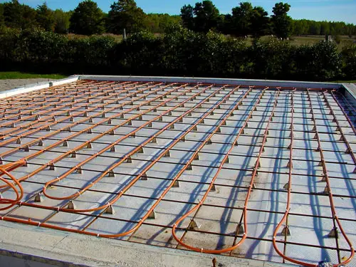 radiant in floor pipe heating system - steve maxwell