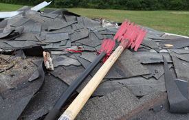 Shingle Rippers of Old Shingles after Removal