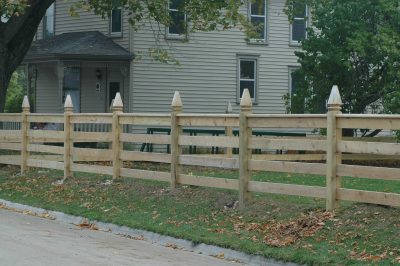 wood fence finish