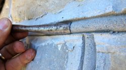 Bullnose mortar joint