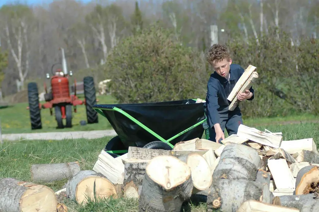 firewood joseph stacking