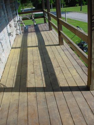 deck refinishing scuff sand