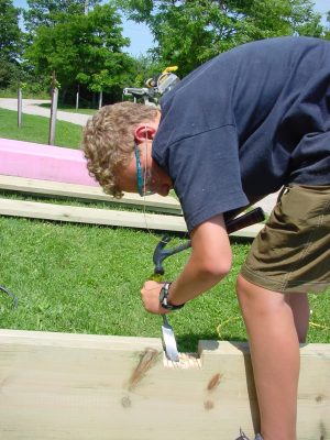 swim platform construction