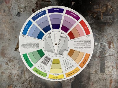 choosing paint colors wheel