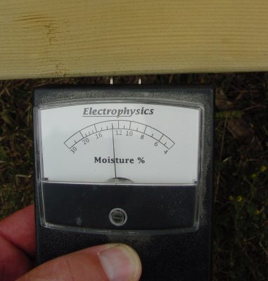 how to dry wood moisture meter