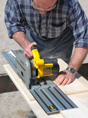 table saw substitute dewalt track saw in use